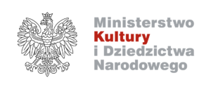 grafika przedstawia logotyp Ministerstwa Kultury i Dziedzictwa Narodowego