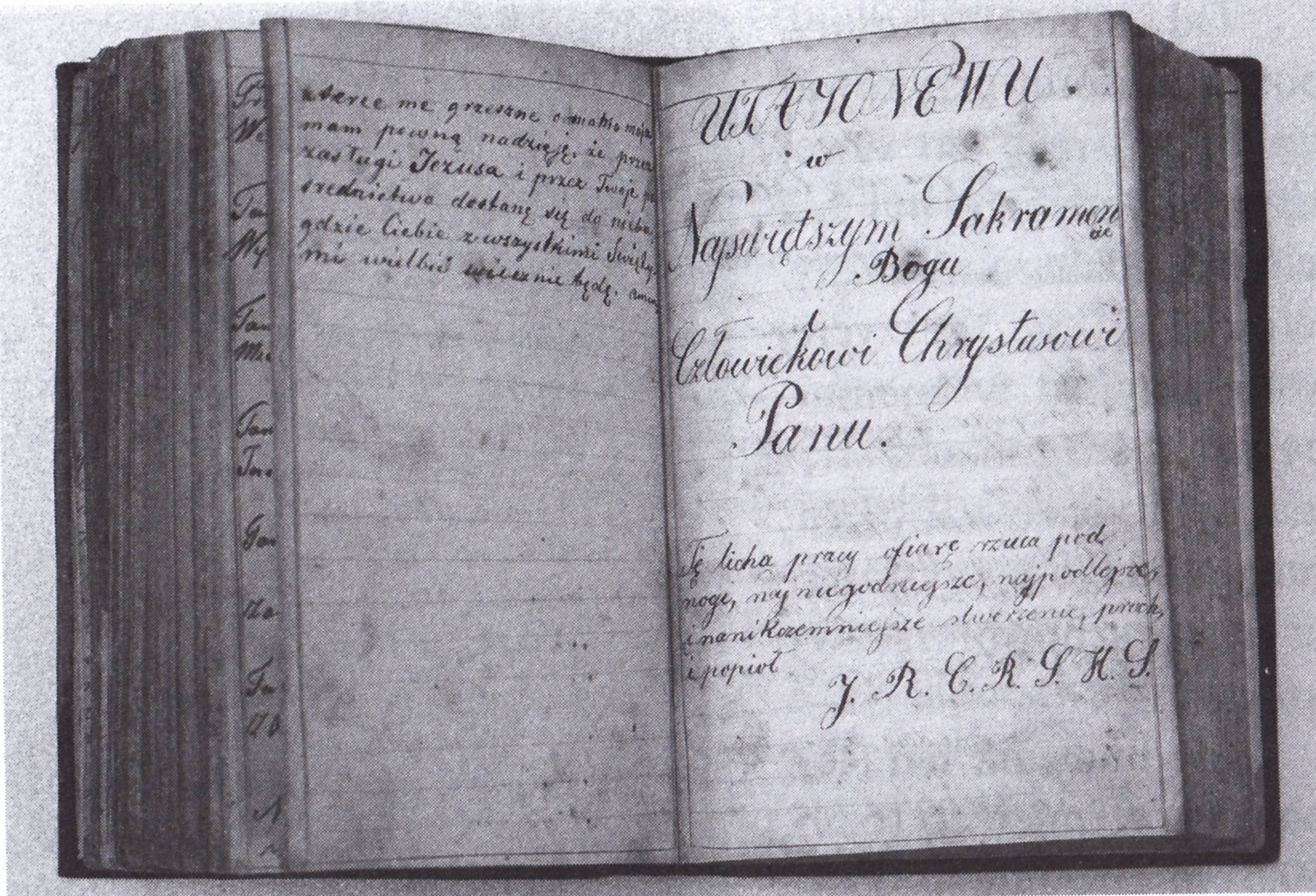 Modlitewnik Floriana Buzdygana. W zbiorach SMZK. Fot. Ryszard Strojnowski