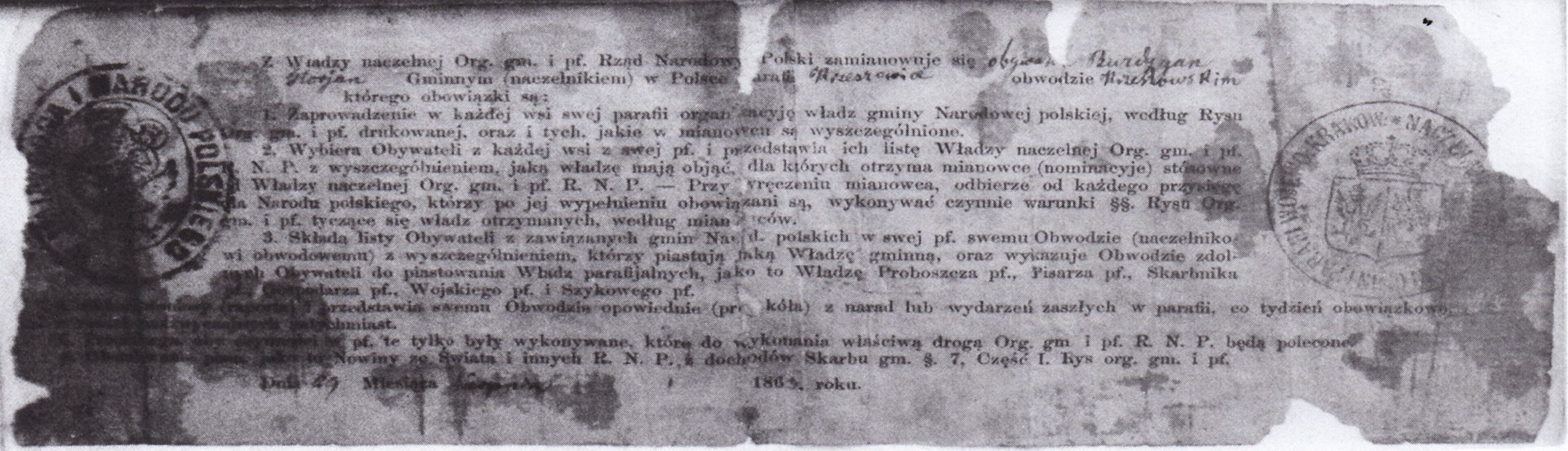 Nominacja Floriana Buzdygana. W zbiorach SMZK. Fot. Ryszard Strojnowski