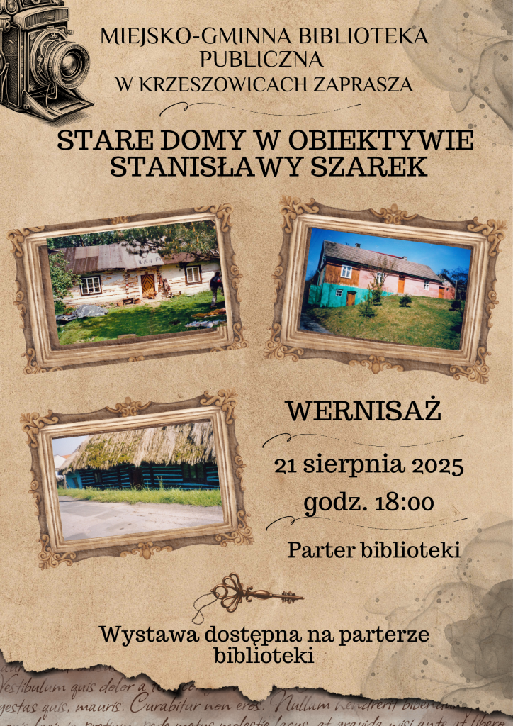 grafika przedstawia plakat wystawy fotografii