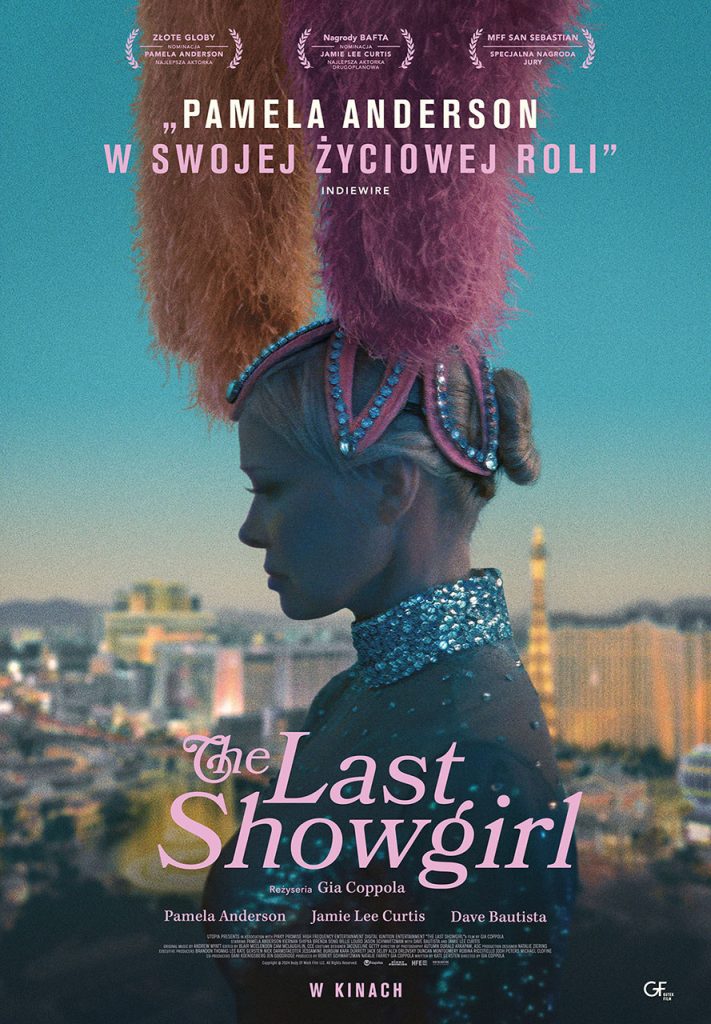 grafika przedstawia plakat filmu „The Last Showgirl”
