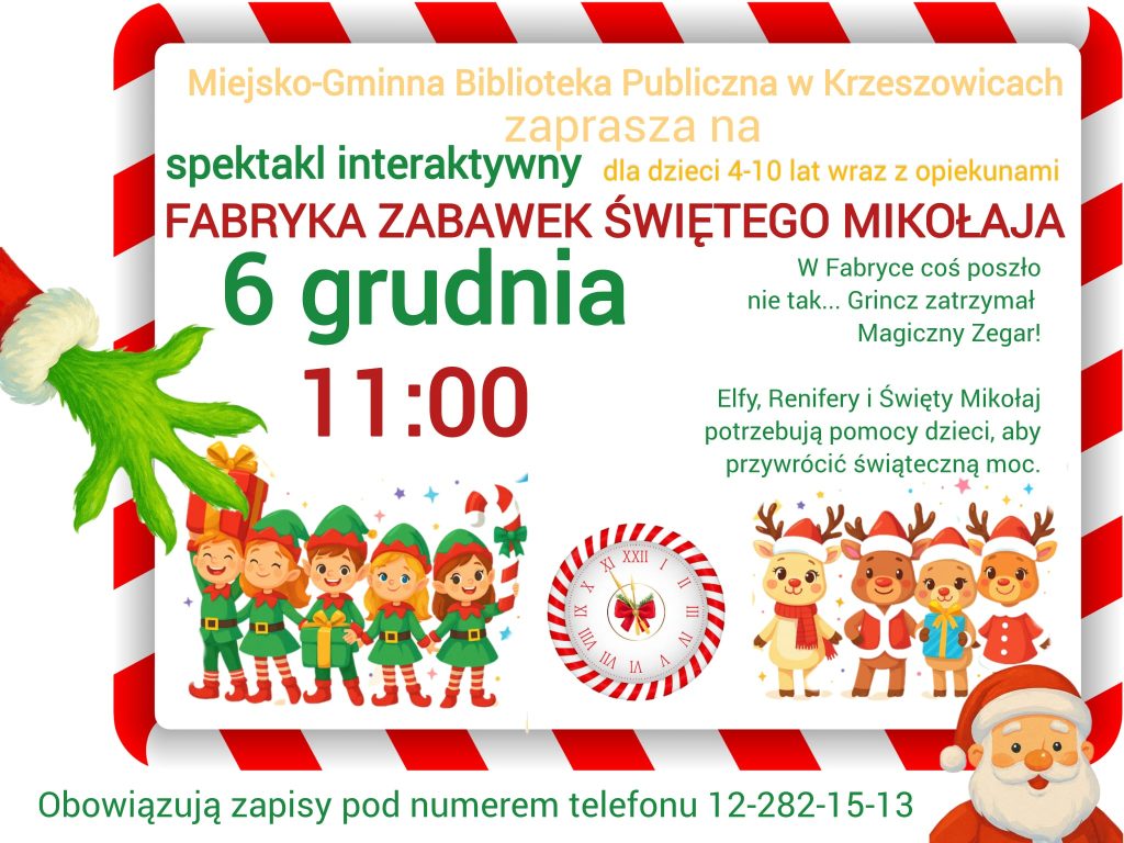 grafika przedstawia plakat spektaklu interaktywnego