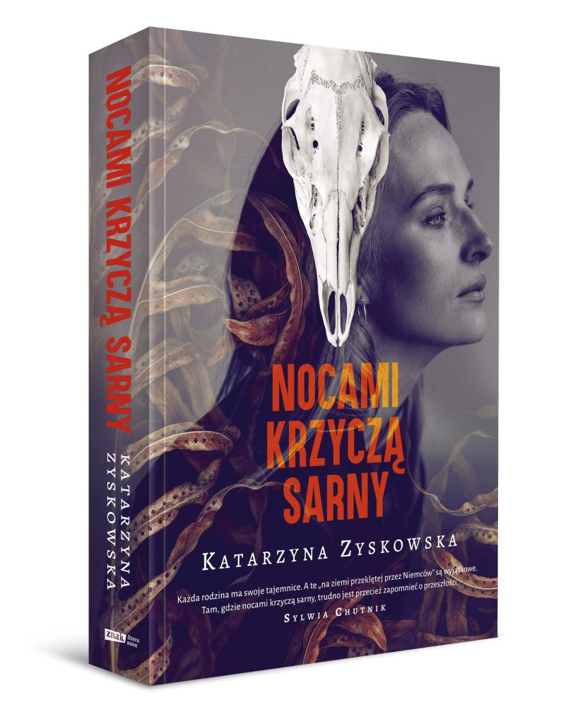 grafika przedstawia książkę „Nocami krzyczą sarny”