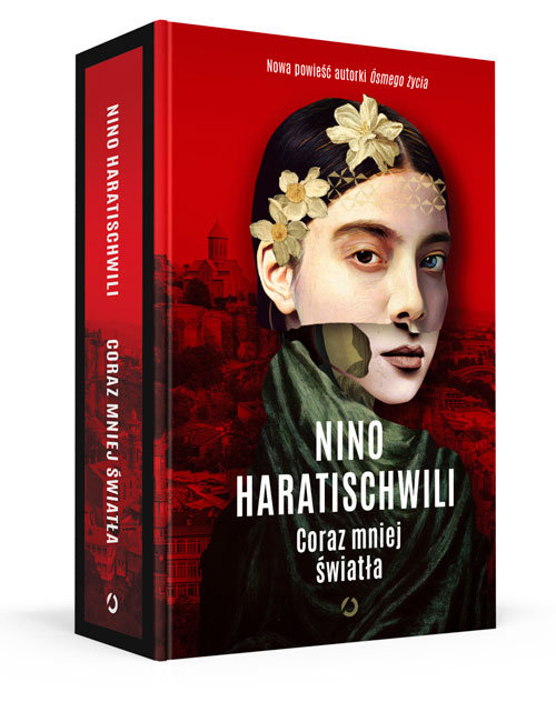 grafika przedstawia książkę „Coraz mniej światła”