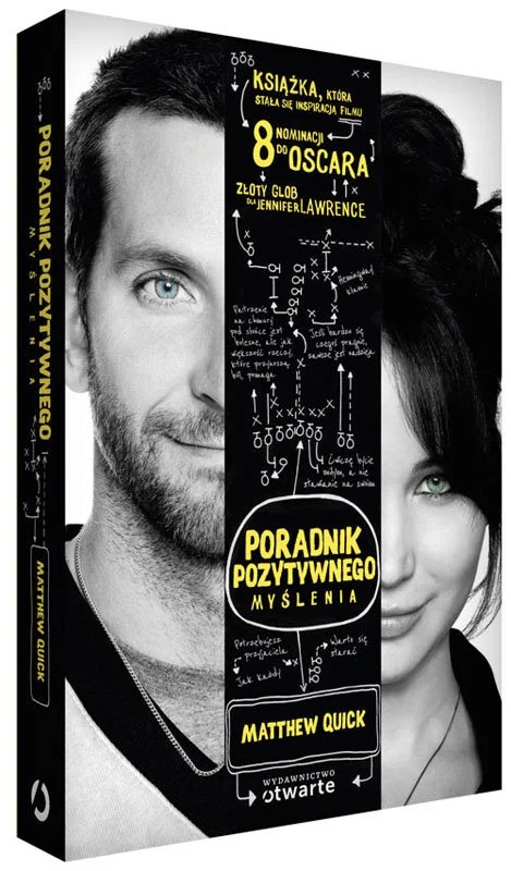 grafika przedstawia okładkę książki „Poradnik pozytywnego myślenia”