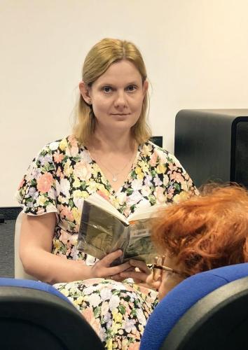 10 uczestniczka podczas czytania Kordiana