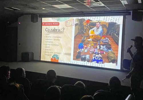 3 spotkanie z Kamilem Knapczykiem Półwysep Arabski rowerem