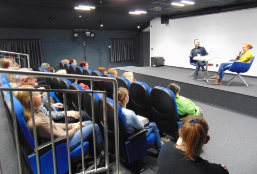 9 publika i Małgorzata i Michał Kuźmińscy podczas spotkania